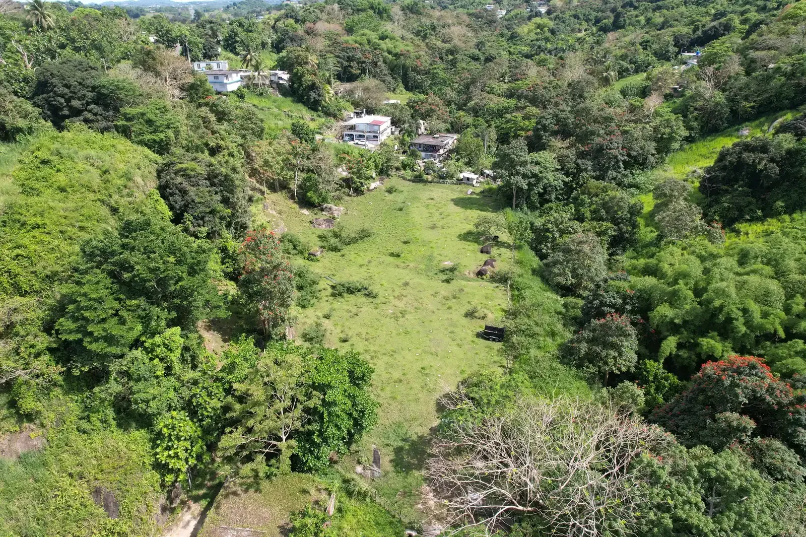Terreno colindante preparado para obra
